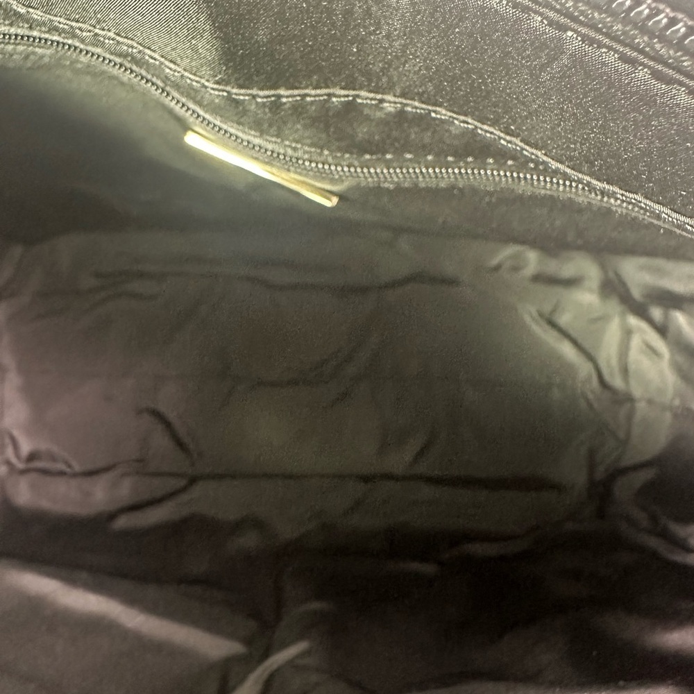 NEW GIANNI BERNINI BLACK LEATHER NAPPA TOTE - Picture 8 of 10